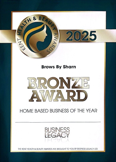 Kent Health & Beauty Awards 2025 — Bronze, Home Based Business of the Year